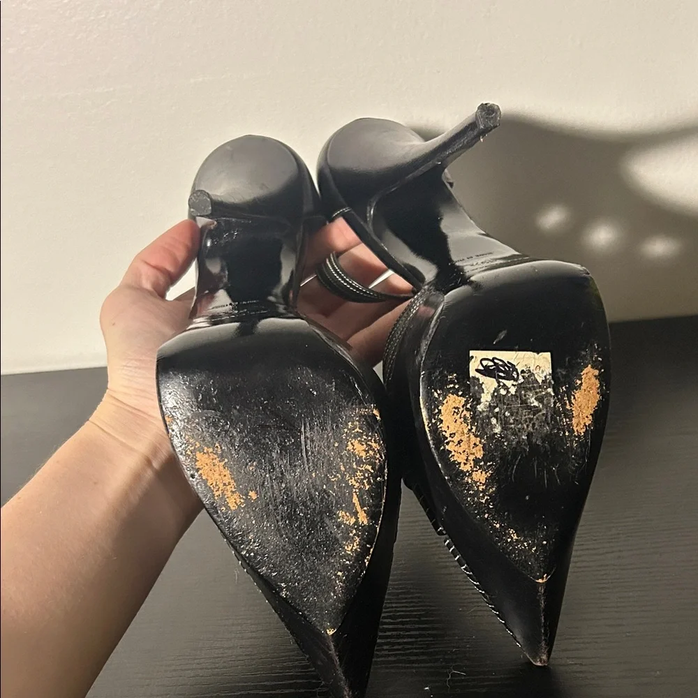 Balenciaga Black and Silver Heels from Barneys - Picture 5 of 8